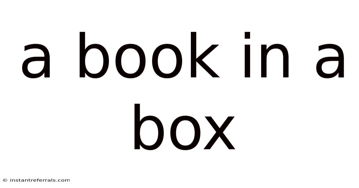 A Book In A Box
