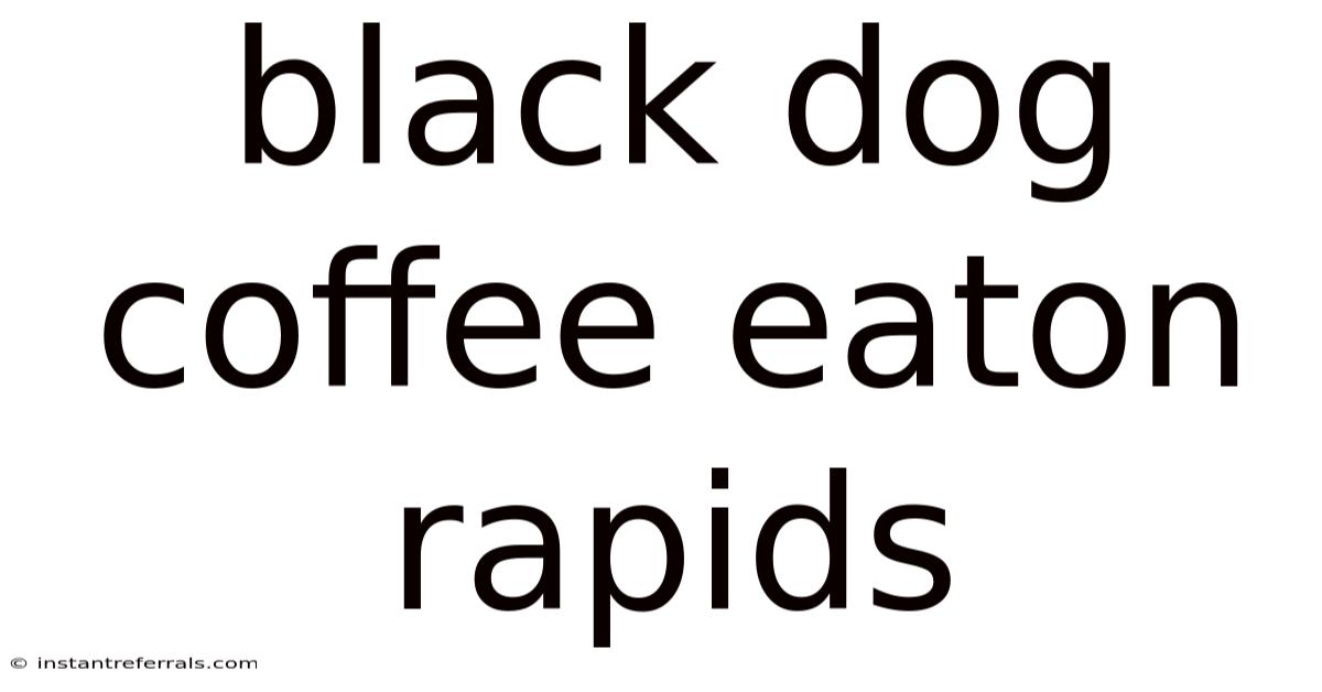 Black Dog Coffee Eaton Rapids