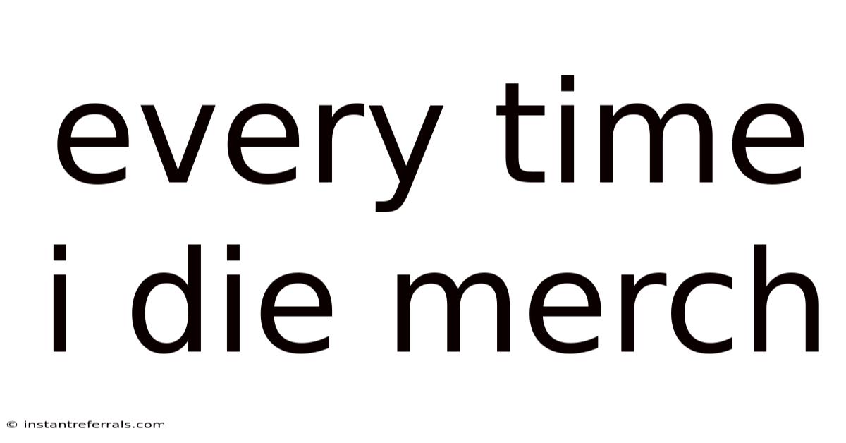 Every Time I Die Merch
