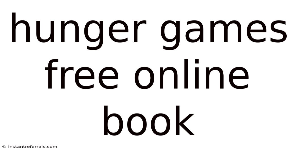Hunger Games Free Online Book