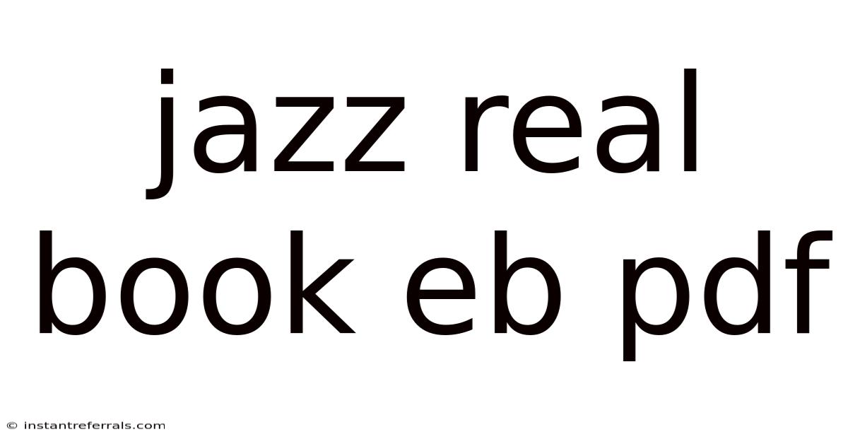 Jazz Real Book Eb Pdf