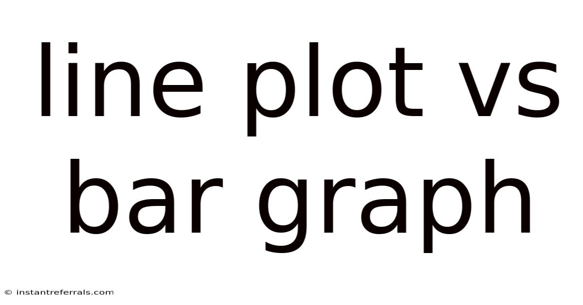Line Plot Vs Bar Graph