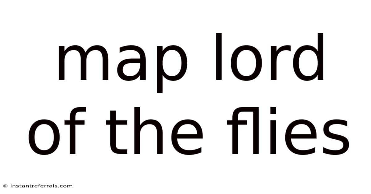 Map Lord Of The Flies
