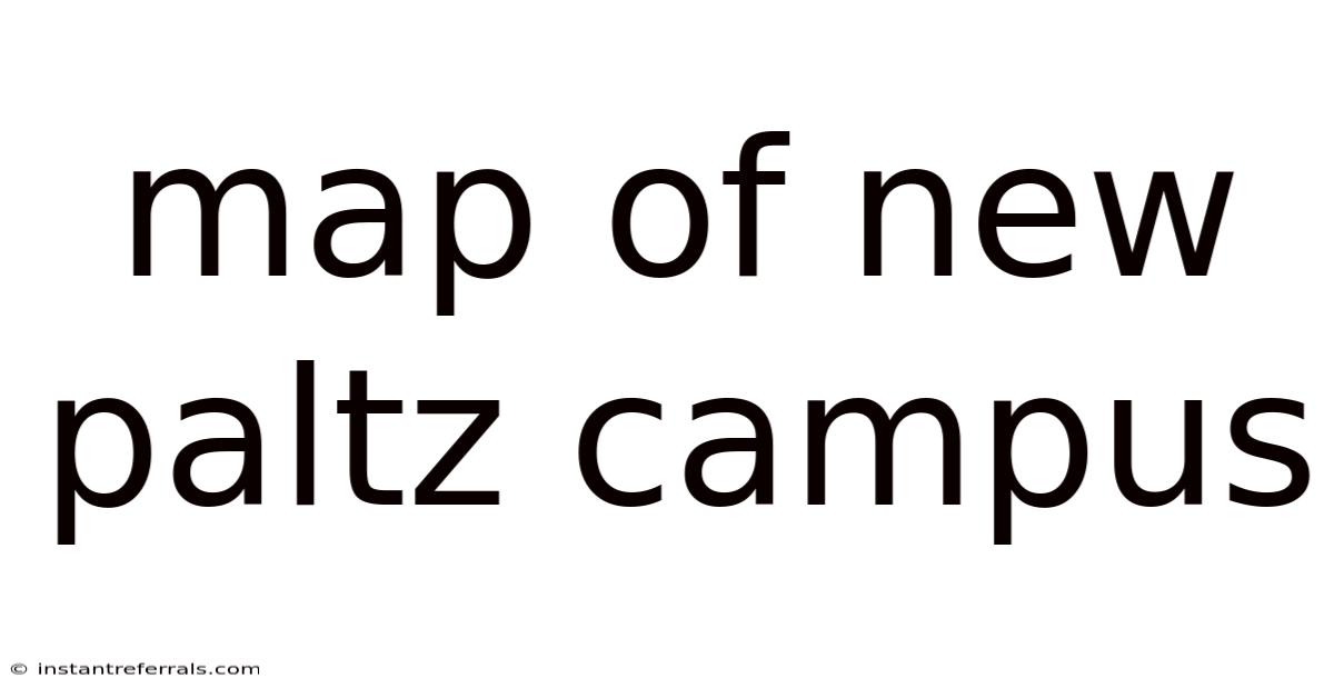Map Of New Paltz Campus