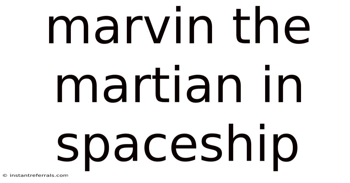 Marvin The Martian In Spaceship