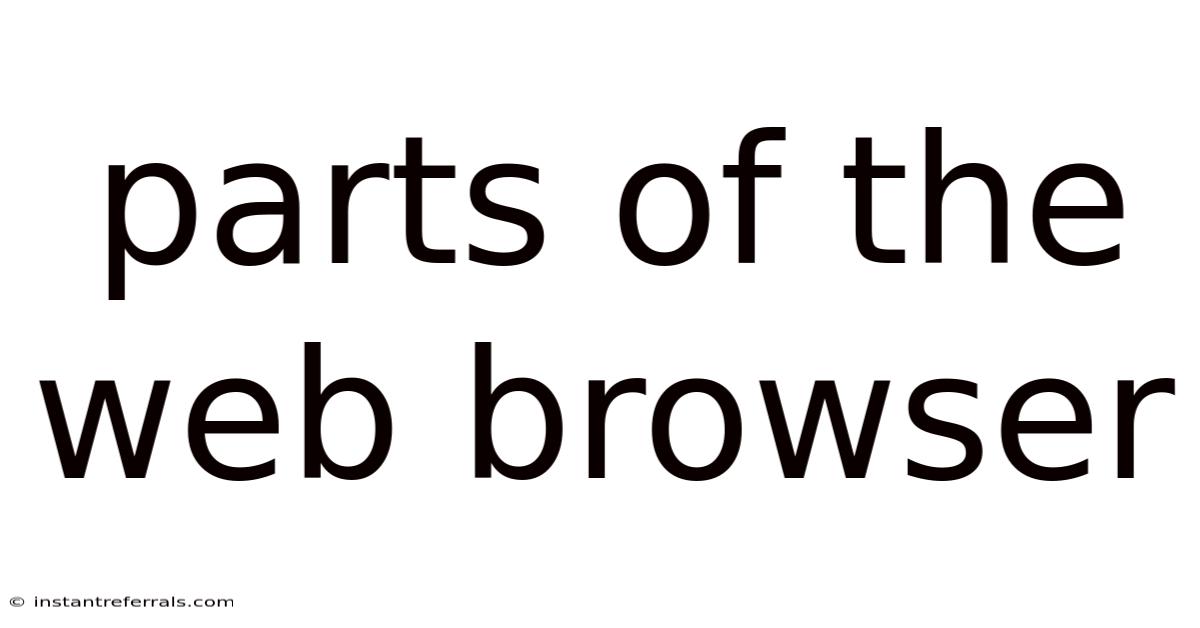 Parts Of The Web Browser
