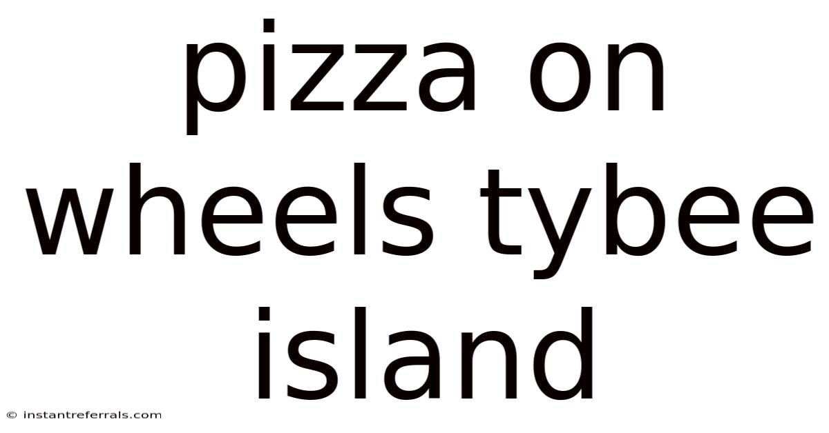 Pizza On Wheels Tybee Island