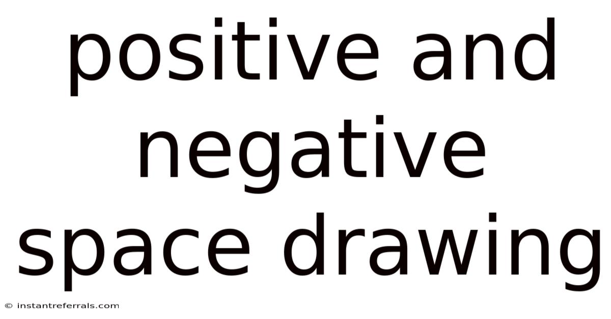 Positive And Negative Space Drawing