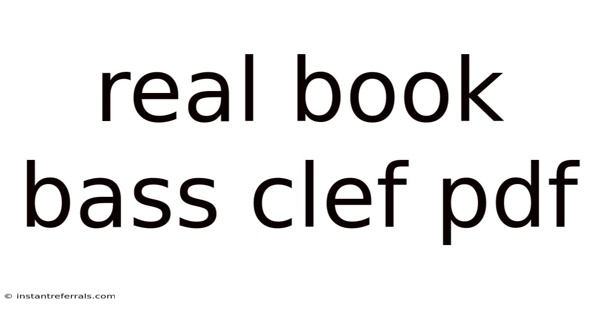 Real Book Bass Clef Pdf
