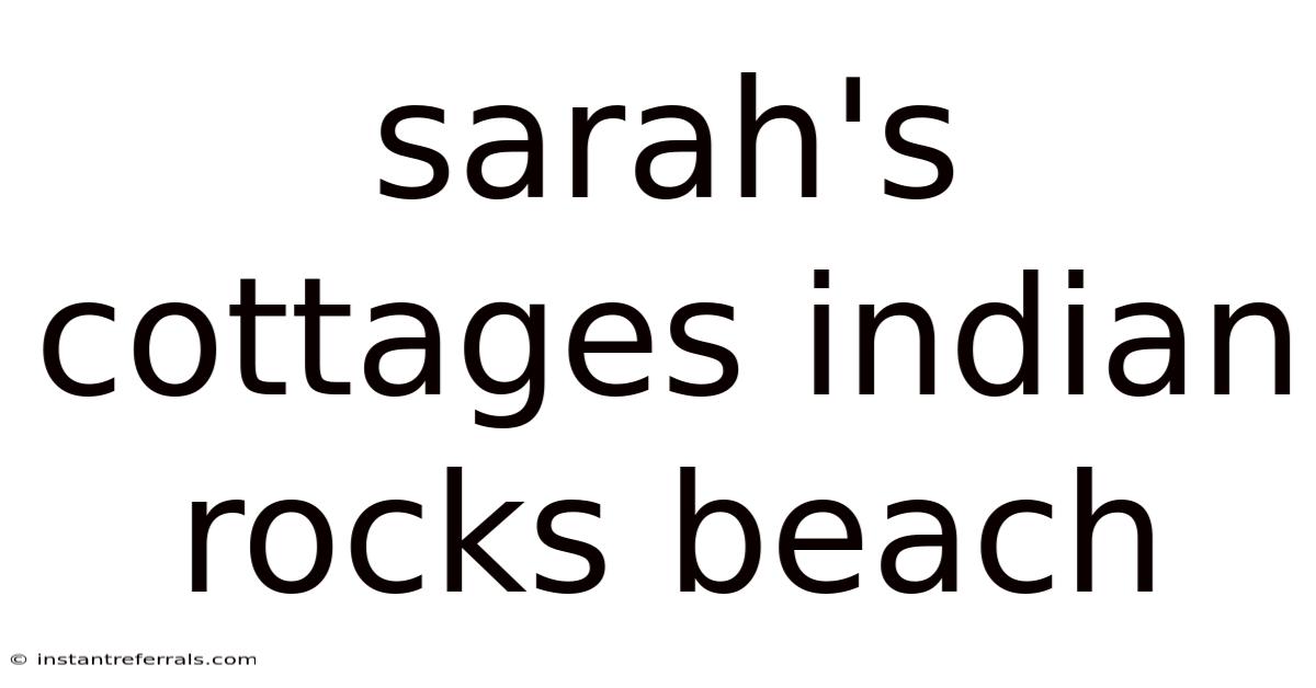 Sarah's Cottages Indian Rocks Beach