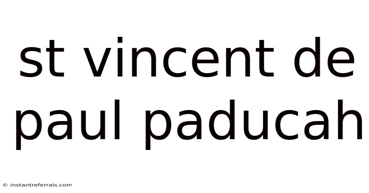 St Vincent De Paul Paducah