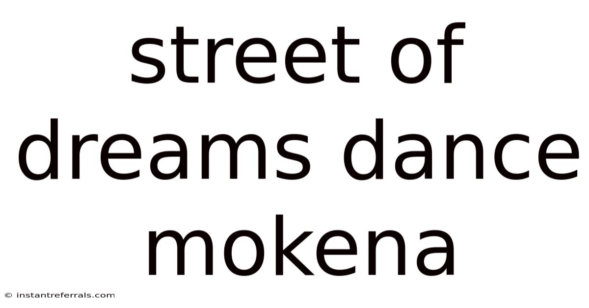 Street Of Dreams Dance Mokena