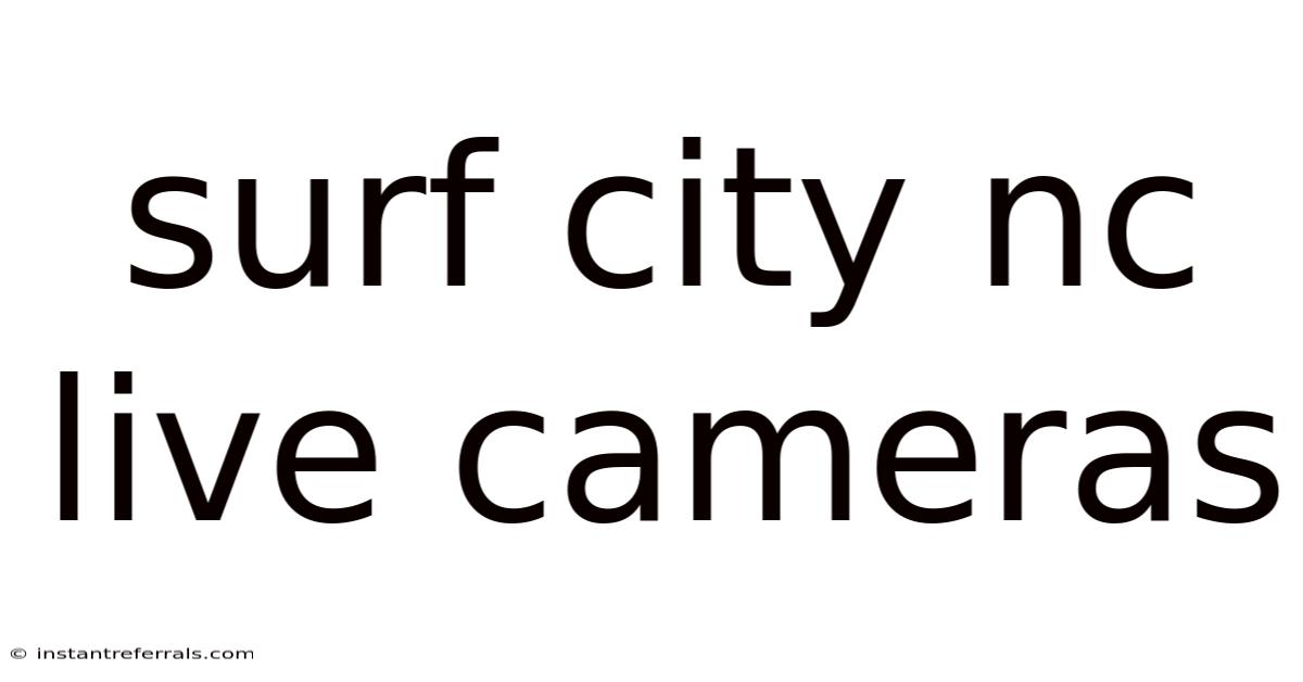 Surf City Nc Live Cameras