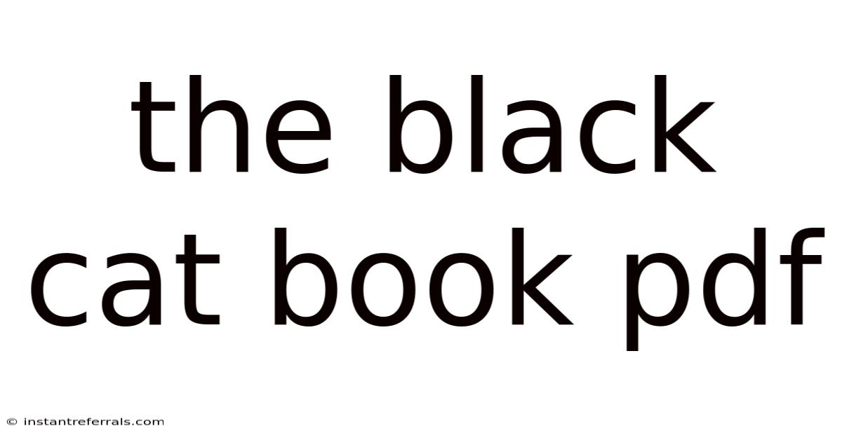 The Black Cat Book Pdf