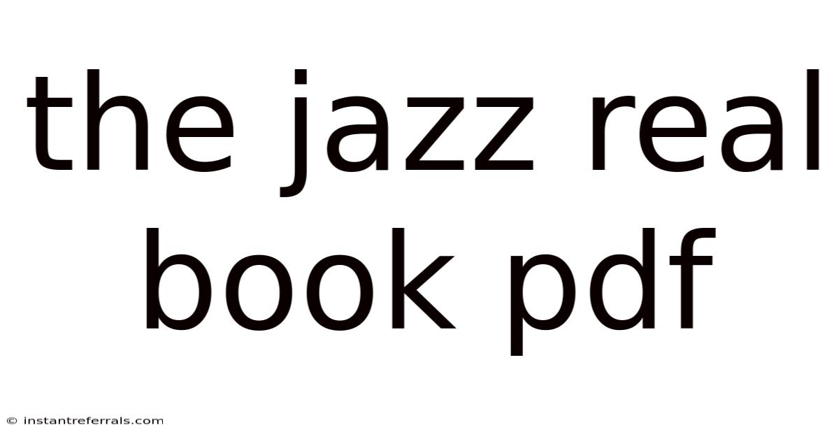 The Jazz Real Book Pdf