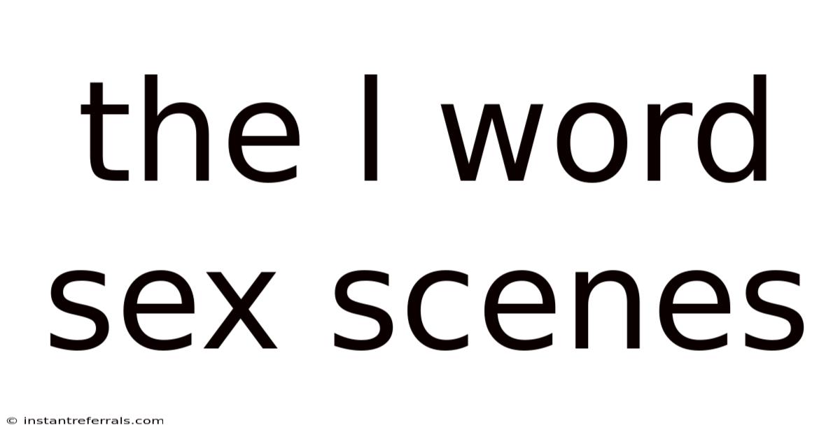 The L Word Sex Scenes