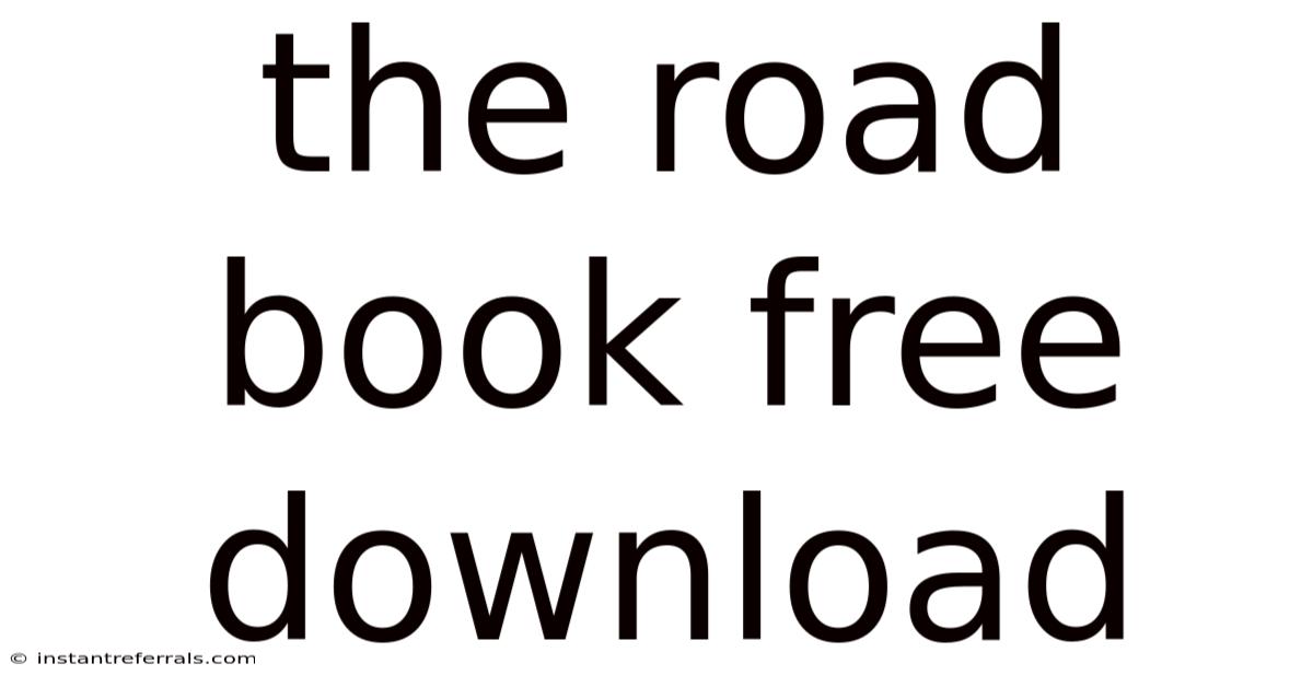 The Road Book Free Download
