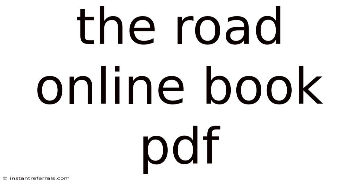 The Road Online Book Pdf