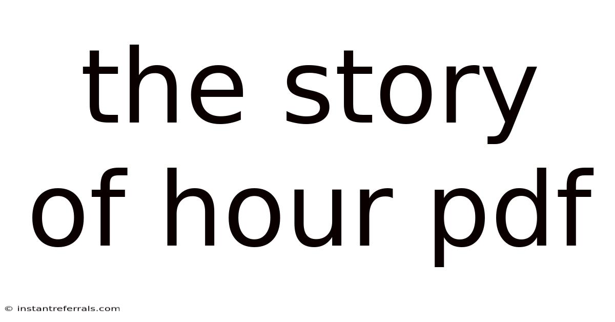 The Story Of Hour Pdf