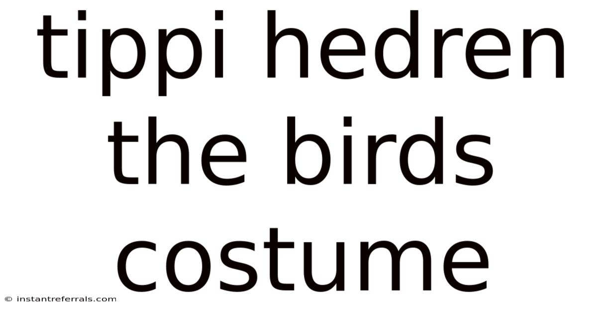 Tippi Hedren The Birds Costume
