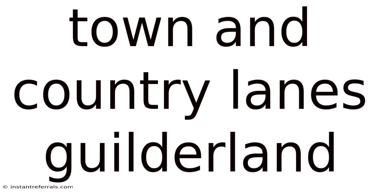 Town And Country Lanes Guilderland