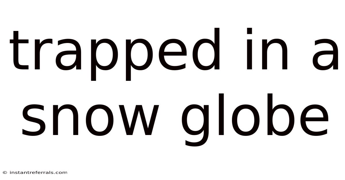 Trapped In A Snow Globe