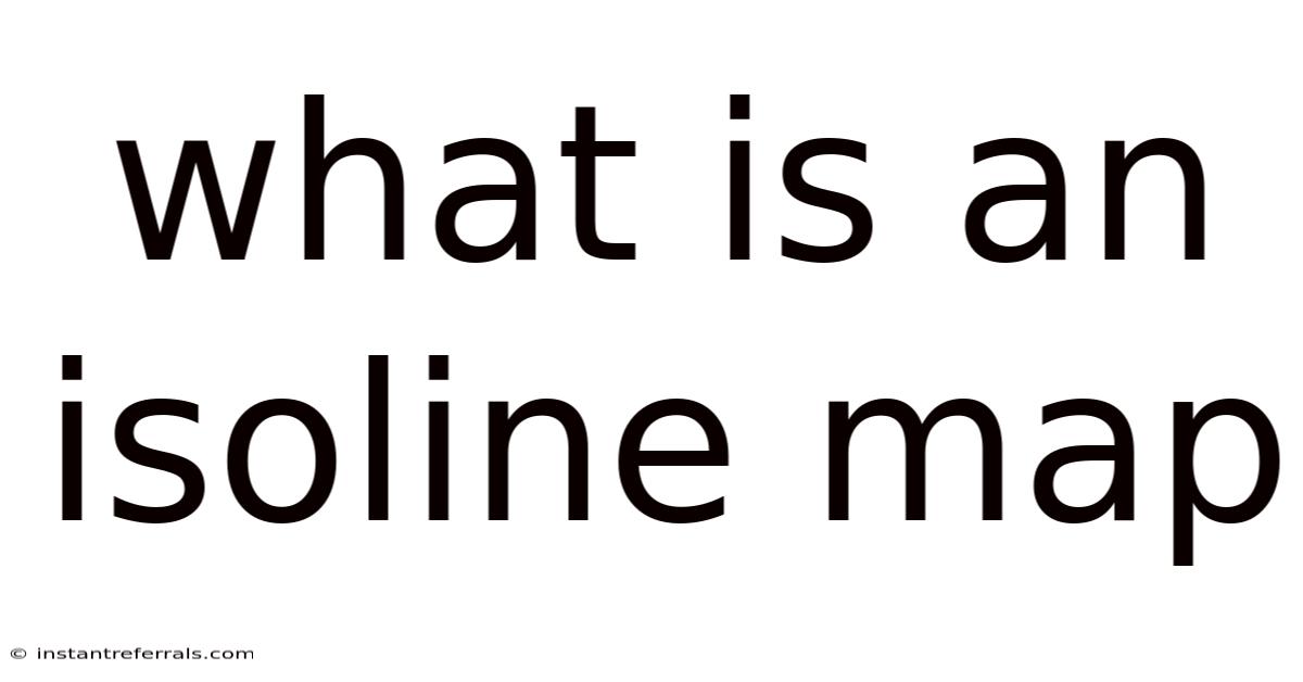 What Is An Isoline Map